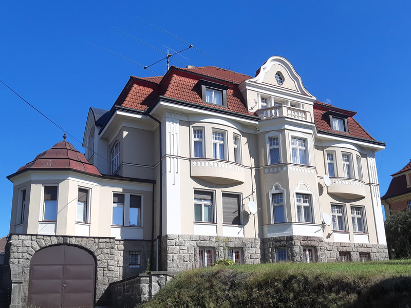 Beautiful Liberec villa in the area of Benlova, Fibichova and Husova Streets