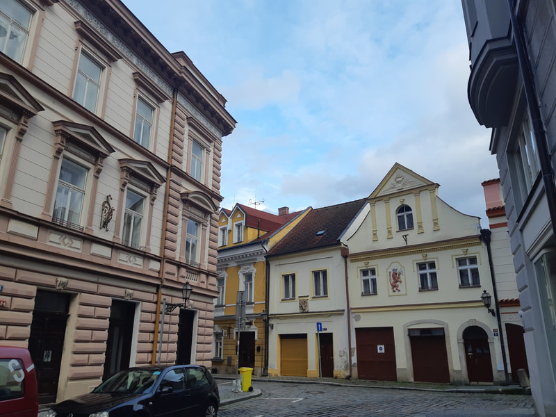 Charming side streets in Hradec Kralove
