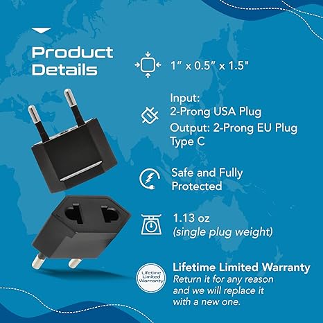 Plug adaptor for travel sponsored product