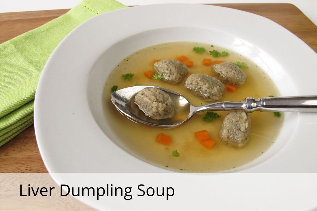 Liver Dumpling Soup