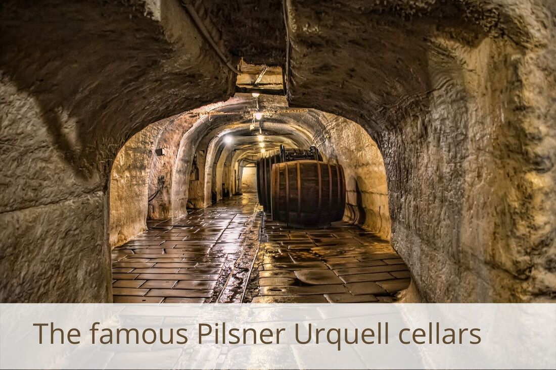Pilsner Urquell brewery cellars