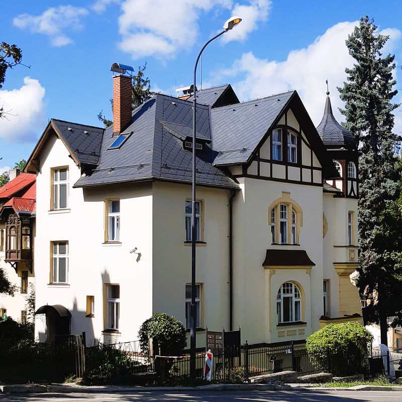 Beautiful Liberec villa in the area of Benlova, Fibichova and Husova Streets